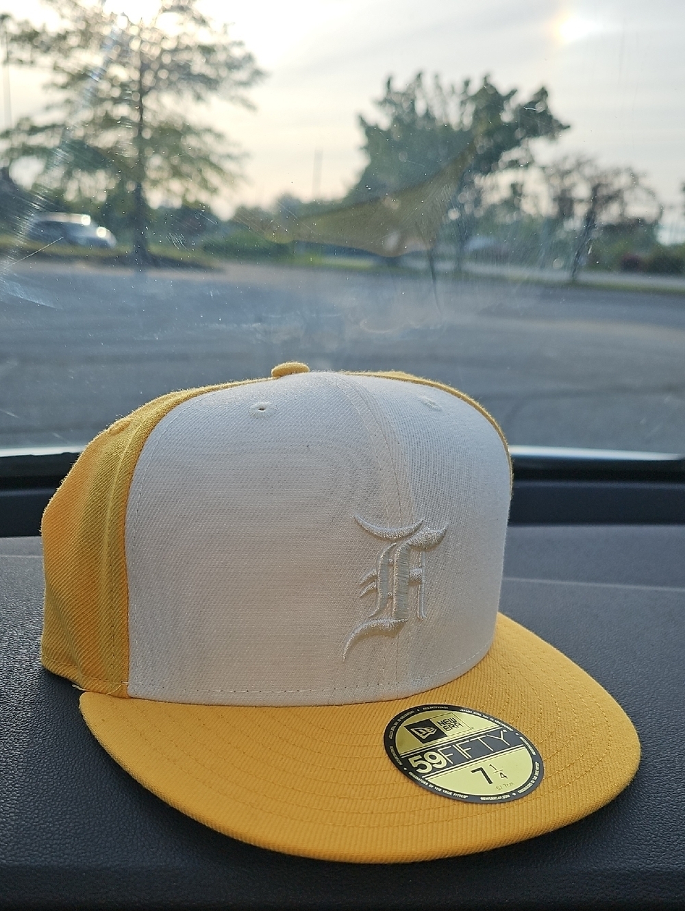 New Era Fear of God Colorblock Fitted Hat 7 1/4 100% Wool New